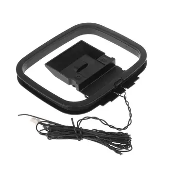 

Dlenp 1PCS FM AM Loop Antenna For Receiver With 3-Pin Mini Connector For Sony Sharp Chaine Stereo AV Receiver Systems