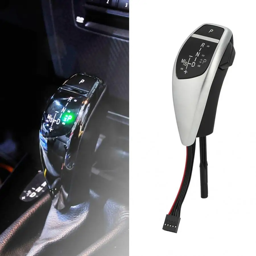 Car RHD LED Shift Knob Modified Automatic Gear Shifter Lever Fits for BMW  E90 E91 E92
