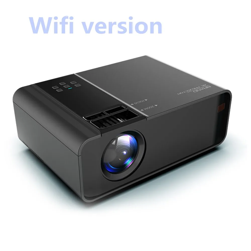 Цвет3 UNIC G86 55 Вт Full HD 480P проектор 2500 люмен для кинотеатра проектор для Android WiFi hdmi VGA AV USB порт - Цвет: Цвет3