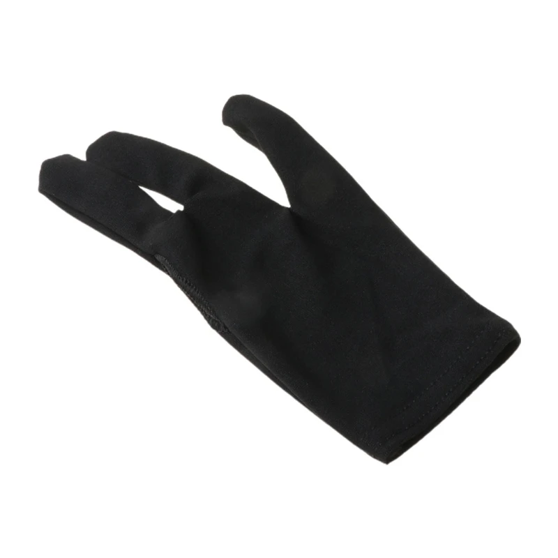1 шт. черный кия бильярдный бассейн стрелок 3 пальцы перчатки|3 finger gloves|billiards poolcue