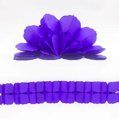 Nicro 3,6 м гирлянды бумажные гирлянды в форме клевера занавески на день рождения свадебные вечерние украшения для дома овсянка бумажная Свадебная гирлянда# ot89 - Цвет: Dark Purple