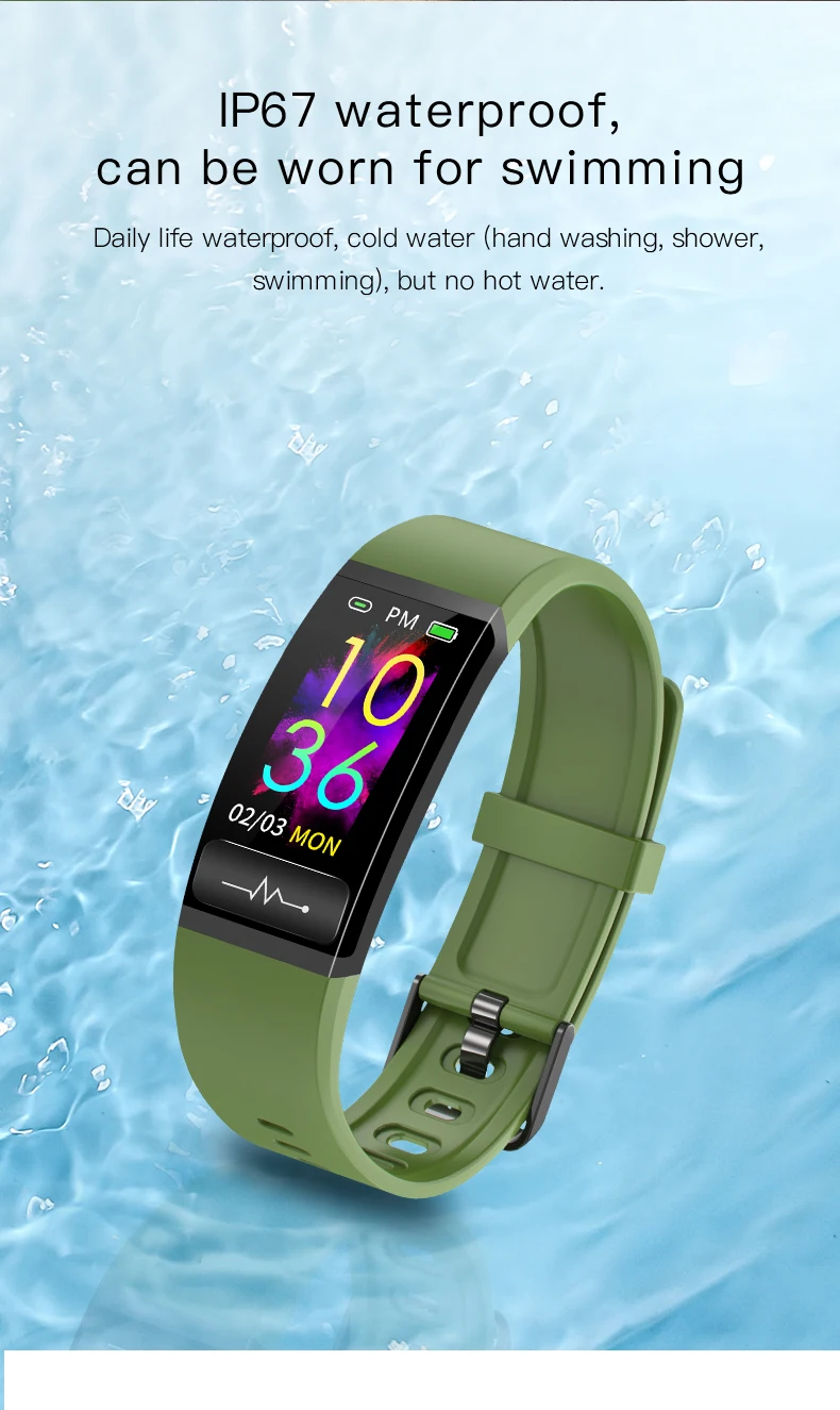2020 m8 ai eletrocardiograma temperatura smartwatch monitor