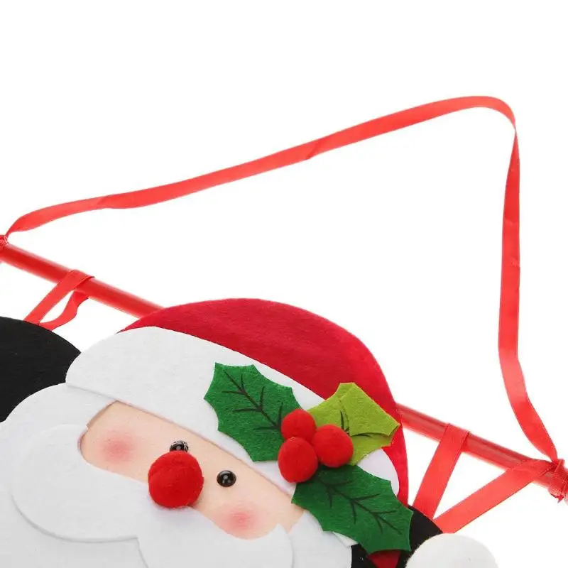 Рождественский календарь Рождественский год украшения 3D Войлок Рождественская елка домашнее настенное украшение Лось