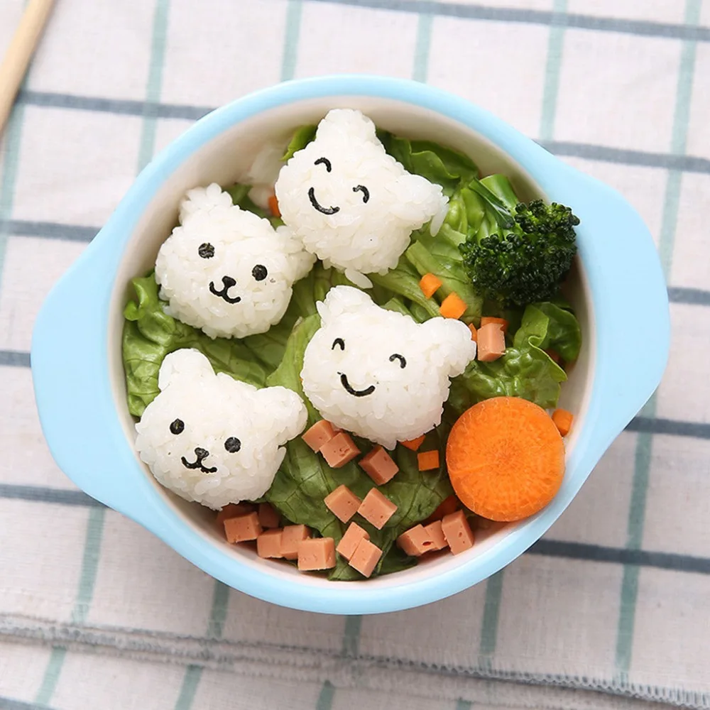 Рис для суши инструмент медведь модель DIY овощи мясо креативная забавная вечерние декоративная форма Кухня инструменты онигири форма#21