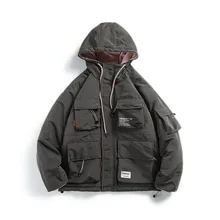 Nanxia Qiaozhuang 19, зимнее Новое Стильное хлопковое пальто, популярный бренд в японском стиле, сумка с несколькими карманами, стиль унисекс, хлопок