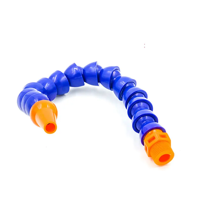 1 piece Flexible Oil Coolant Pipe 300mm 1/4 round nozzle Water Cooling flexible with plastic pipe