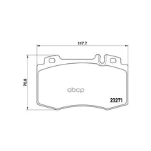 Колодки Тормозные Дисковые Передние С Датчиком Brembo P50041 Brembo арт. P50041