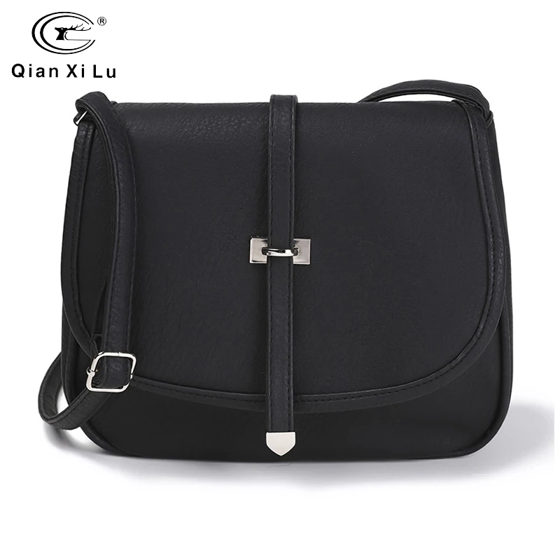 Qianxilu/Лидер продаж; модные Лоскутные сумки через плечо для Для женщин высокого Ёмкость сумка через плечо сумки из натуральной кожи мягкие из искусственной кожи женские Курьерские сумки