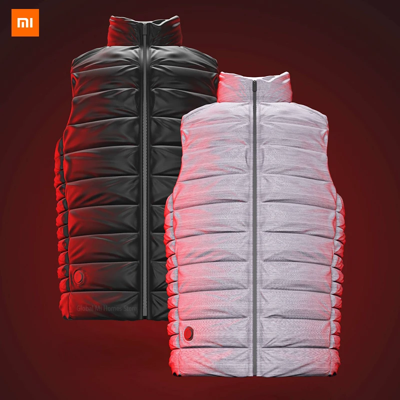 Xiaomi mijia Графен электрический USB теплый задний гусиный пуховый жилет куртка с подогревом гоночное пальто Лучшее для зимы от xiaomi youpin