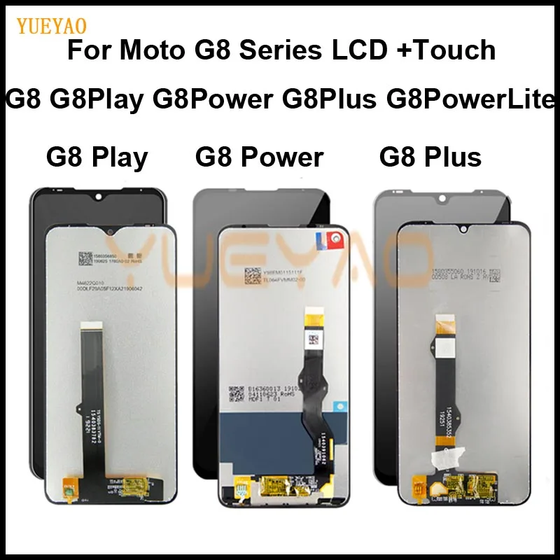 Для Motorola G8 Play Plus Power ЖК-дисплей сенсорный экран XT2019 xt2015 дигитайзер в сборе для Moto