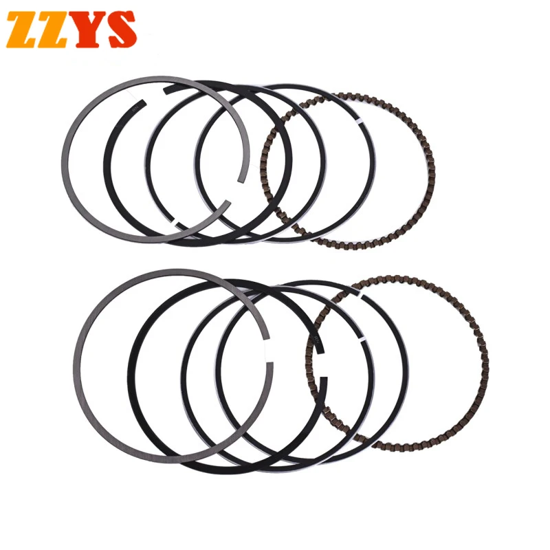 62mm Piston Rings For Kawasaki EL250 Eliminator GPX250 EX250 Z ZZR KLE