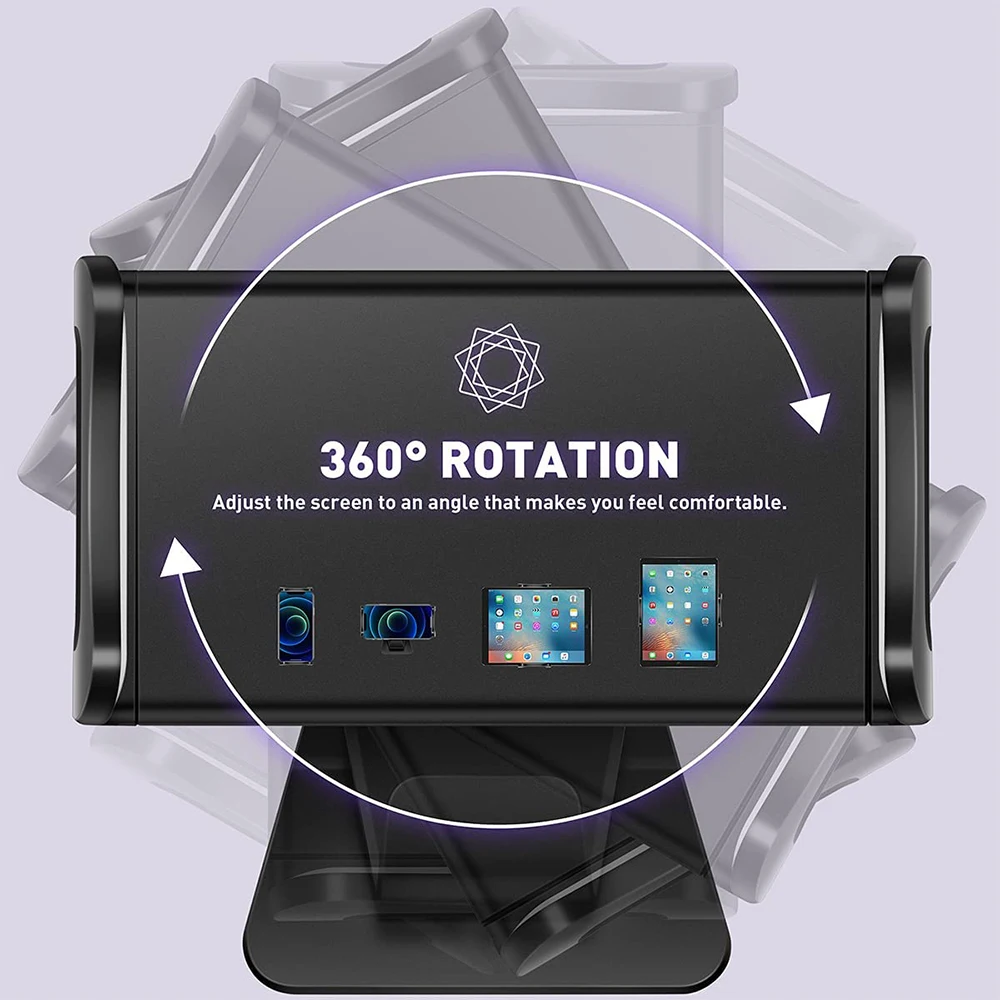 INSSKY Tesla Model 3/Y Back Seat Tablet Mount Fit 6.1-15.6" Devices, 360° Adjustable Metal Ball Car Backseat Tablet Holder For IPad 12.9 Pro/Air/Mini, Galaxy Tab With Thickness Case (Deep Max 1.18