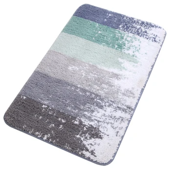 

Home Entry Mat Simple Nordic Home Flocking Carpet Floor Mat Bathroom Absorbent Non-Slip Mat
