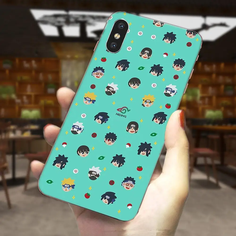 as picture Для Galaxy J1 J2 J3 J330 J4 J5 J6 J7 J730 J8 mini Pro мягкий Капа в коробке Коллекционная модель клана Учиха, сасуке, Наруто - Цвет: as picture