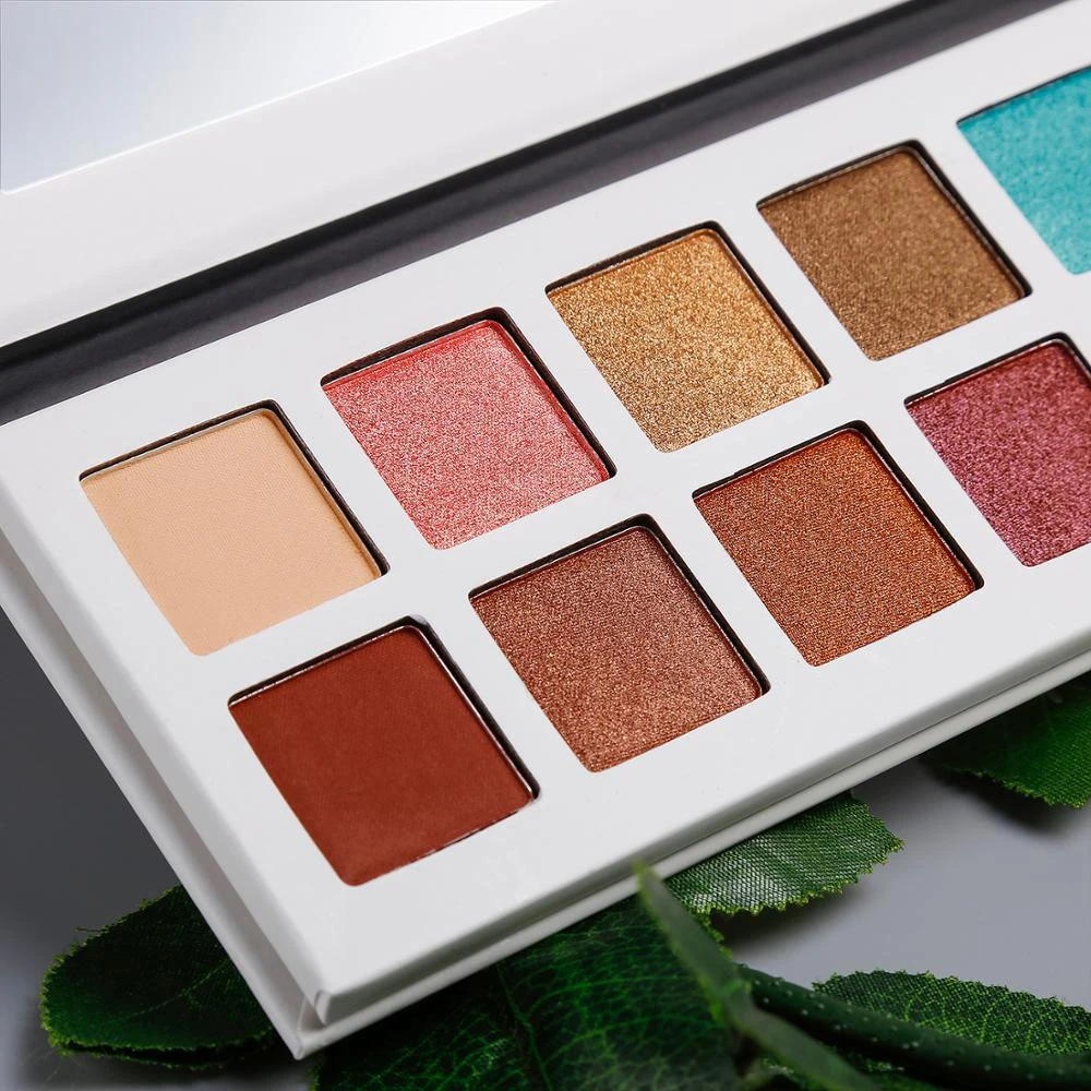 OEM Private Label christmas eyeshadow color for brown eyes hypoallergenic makeup vegan cosmetics no logo custom