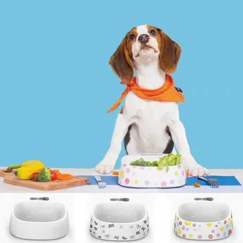 

New Dog Smart Weighing Bowl Eating Drinking Convenient Safe Anti-microbial Pet Product Intelligent Weighing Food Bowl 3 Style