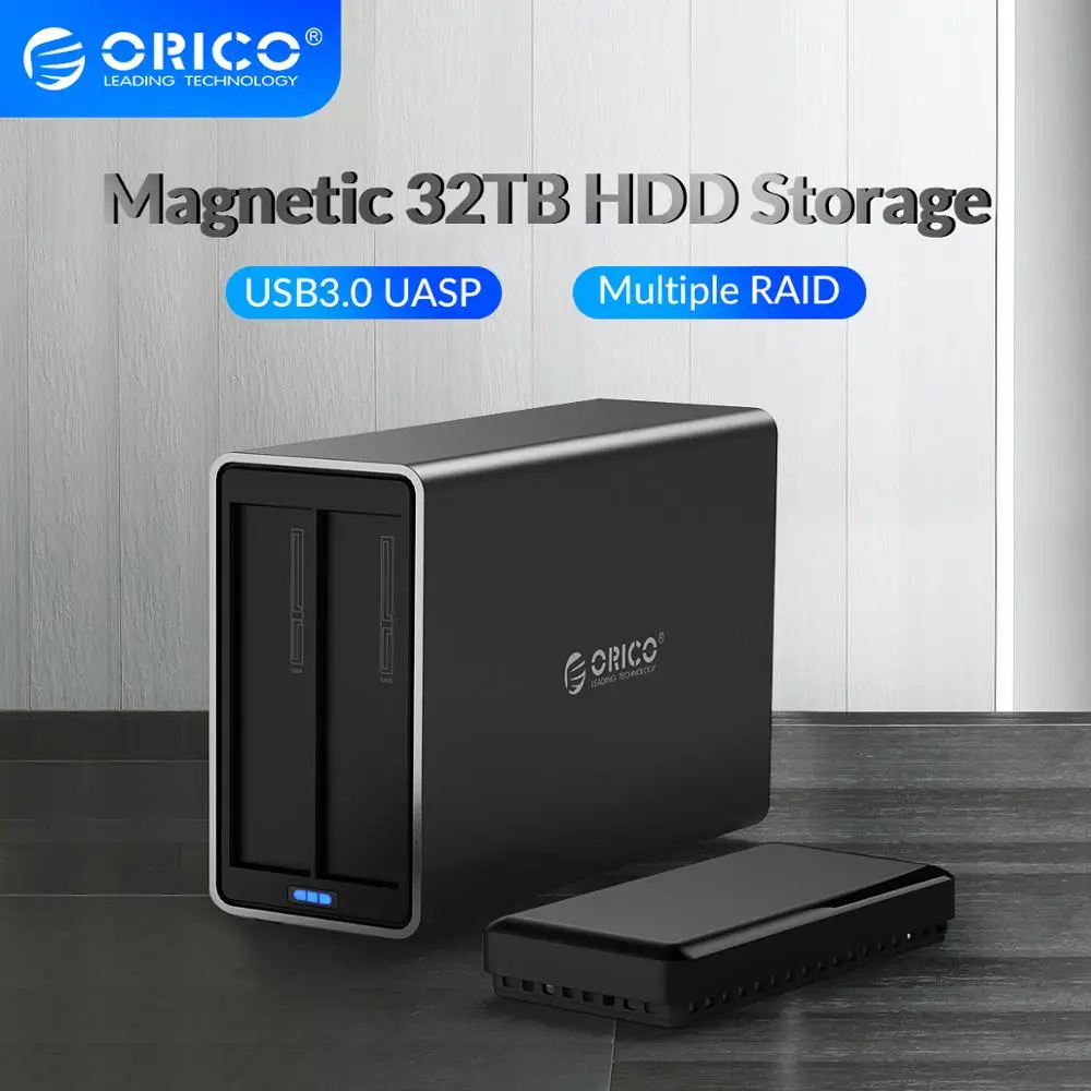 Док станция ORICO для жесткого диска 3 5 дюйма USB|external enclosure|raid 3.5hdd case |