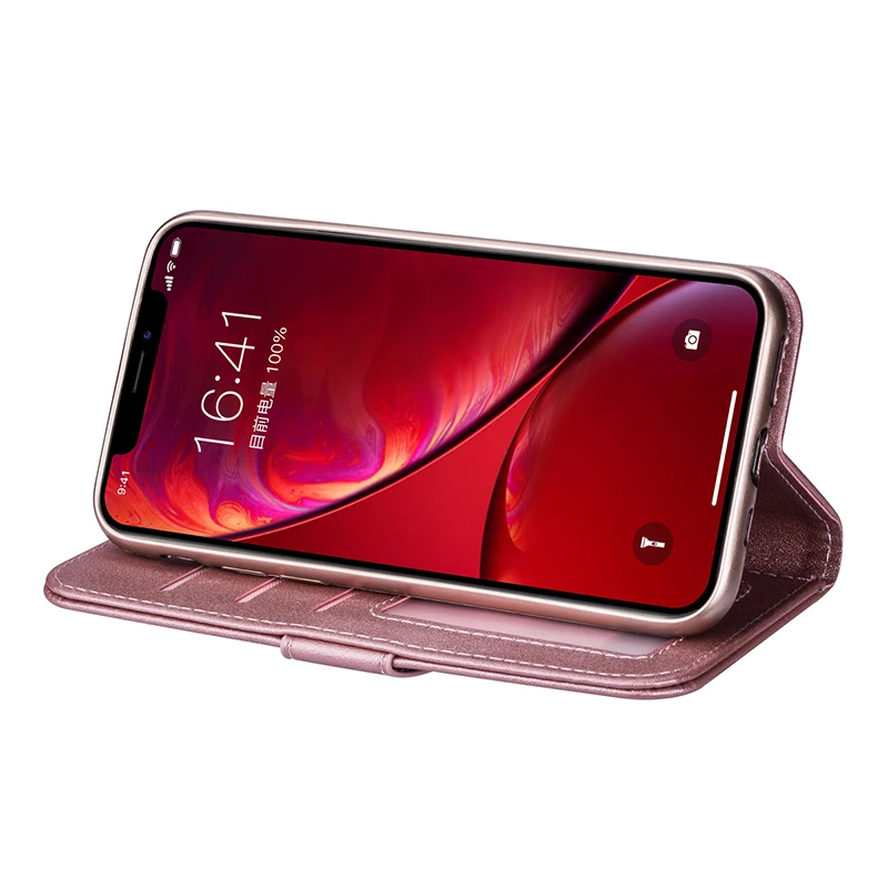 Кожаный чехол-бумажник на застежке-молнии для iPhone 11 Pro X XS MAX XR 6 6s 7 8 Plus с отделениями для карт и подставкой, чехол для телефона, чехол Etui Mujer