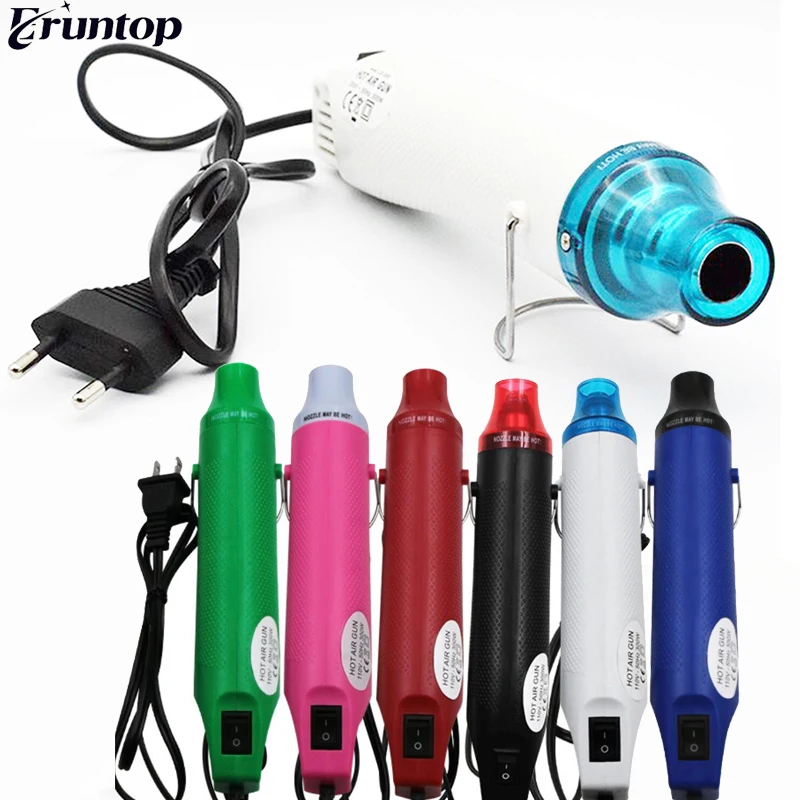 Eruntop-pistola de aire caliente artesanal, herramienta de reparación de teléfonos, secador de pelo, soldadura, soporte de asiento, pistola de aire caliente de plástico retráctil