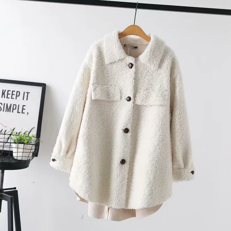 

A Generation of ke li rong Lambs Wool Overcoat Fur Fur Clothing Sheep Shearing Coat New Style Entity