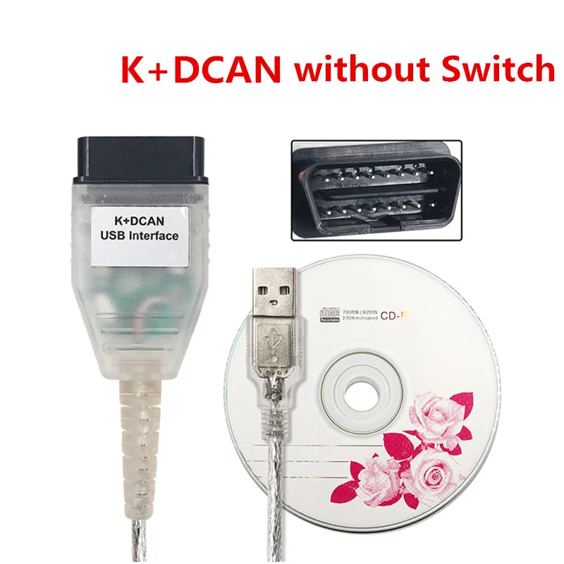 01 KDCAN OBD Diagnostic Lead-Ediabas Expert OBDII Diagnostic,Programmation de Voiture Winkfp NCS