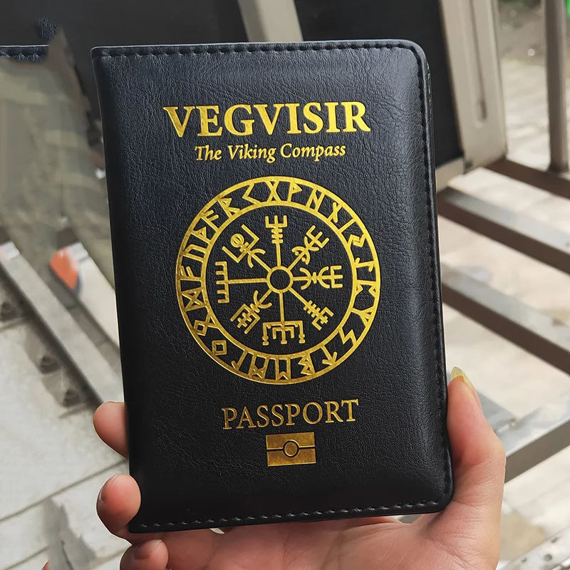 Compass Passport Cover Vegvisir Logo Case for Passports | Багаж и сумки