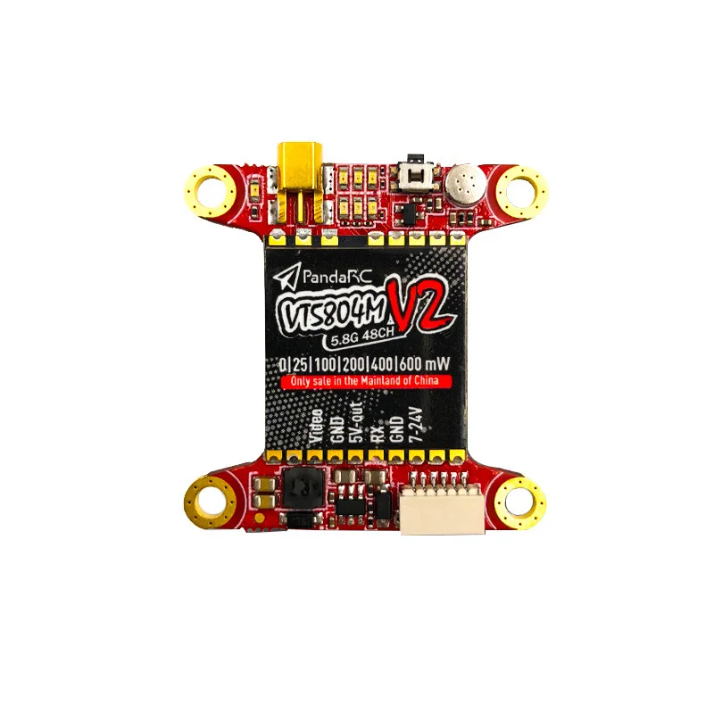 Panda pandarc Vt5804m V2 0-600 MW регулируемая с аудио через машину FPV 5,8G передача изображения
