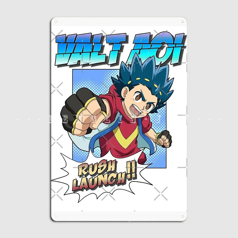 Valt Aoi Rush-cartel de Metal para cine en casa, carteles de chapa, placas Vintage