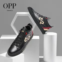 OPP/Мужская обувь летние дышащие ботинки на шнуровке кожаная разноцветная обувь модные повседневные мужские ботинки для катания на коньках
