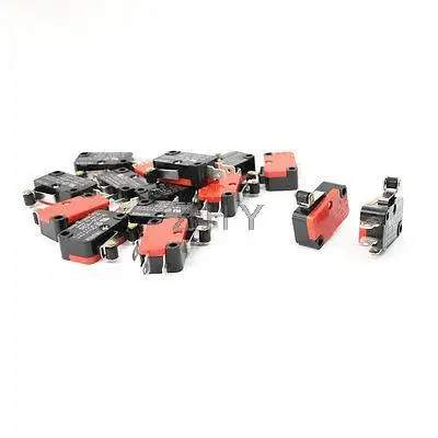

15 Pcs V-155-1C25 Micro Limit Switch Short Roller Lever Momentary SPDT