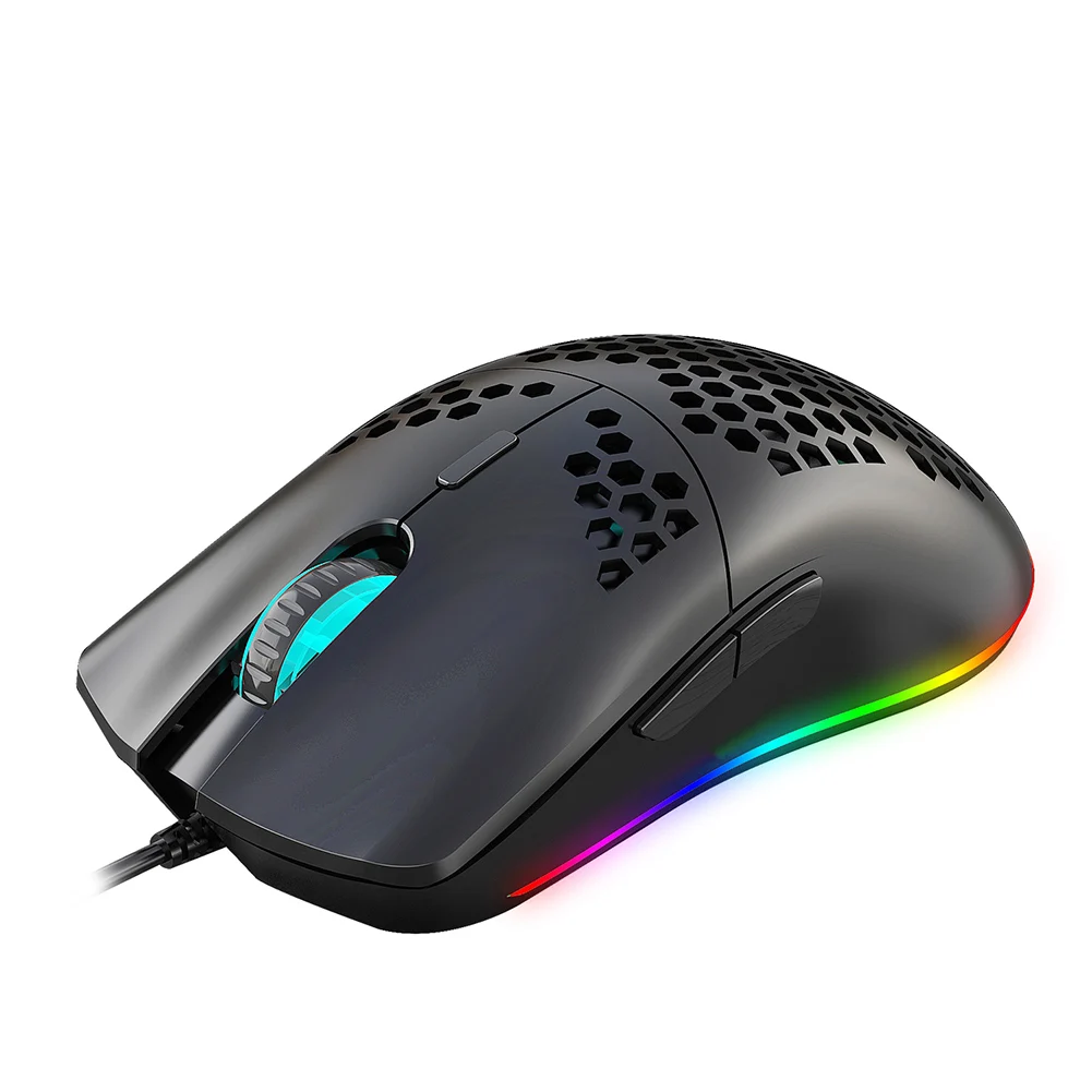 

J900 Gaming Mouse 6400DPI Adjustable RGB Macro Programmable Mechanical Button Wired Mouse Game Mice For Windows10/8/7