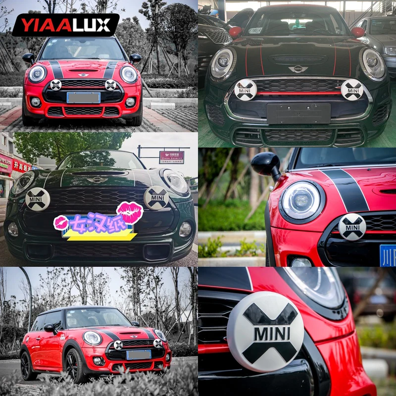 Rally Auxiliary LED Light Cap Front Bumper Car Accessorries Cover for MINI COOPER