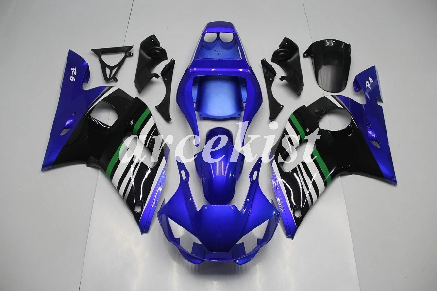 Новые ABS Обтекатели наборы подходят для Yamaha YZF R6 1998 1999 2000 2001 2002 Обтекатель Набор R6 98 99 00 01 02 черный красный желтый