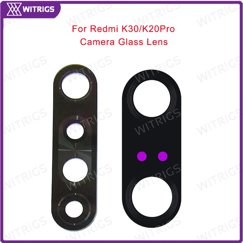 WITRIGS для Redmi K30 K20 Pro задняя камера стеклянный объектив для Redmi K30 задний тыловой объектив камеры Замена стекла