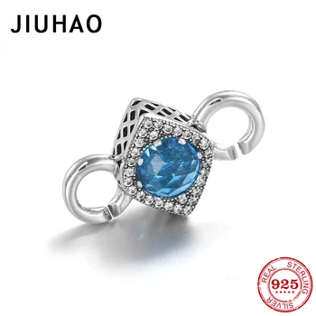 

Hot sale High quality blue zircon beads fit Hard Rubber Hand accessories for women man bracelets Hip hop style Jewelry