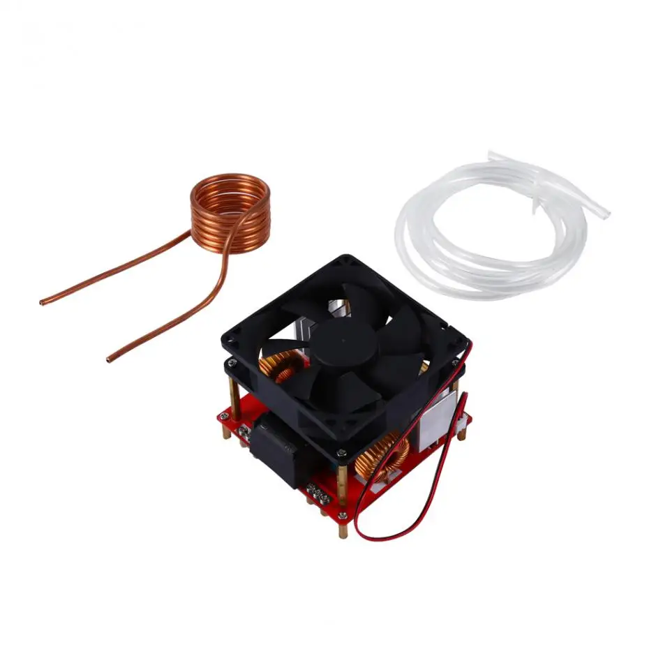 

Induction Heating Machine DC24V-36V 500W ZVS Low Voltage Induction Heating Board Module With Fan and Heating Coil