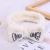Эластичные OMG Письма Лук Hairbands Для женщин Девочек Коралловый Флис Макияж Оголовье Ленты Для Волос Мыть Лицо Головные Уборы Аксессуары Для волос