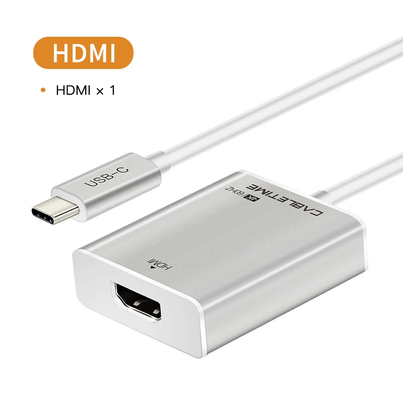 4K 60hz HDMI Кабель USB C HDMI адаптер type C 3,1-HDMI 4K 60Hz конвертер для HDTV Macbook Galaxy S9/S8 Note 9 huawei samsung C032 - Цвет: 4K 60hz HDMI