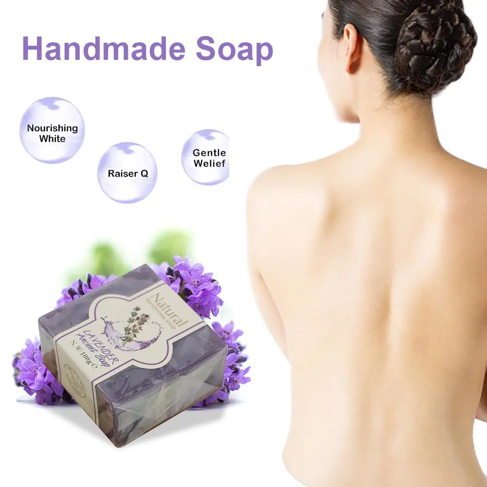 85g Natural Plant Extract Handmade Soap Bamboo Charcoal Oil Control Volcanic Mud Sea Salt Face Soap Bath Soap 19 Flavors 4