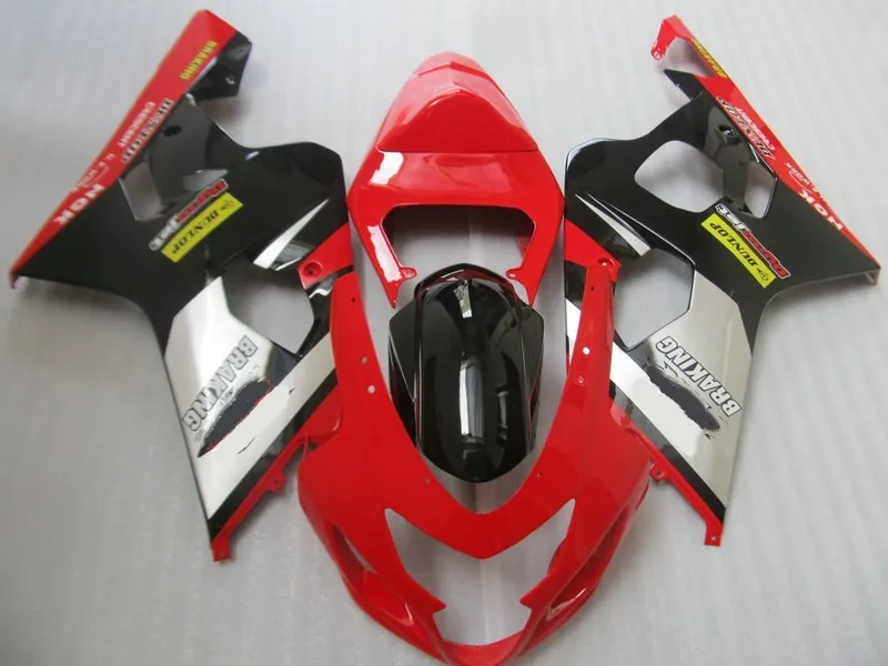 Комплект обтекателей для мотоцикла GSXR600 750 K4 04 05 GSXR 600 2004 2005 ABS горячие красные
