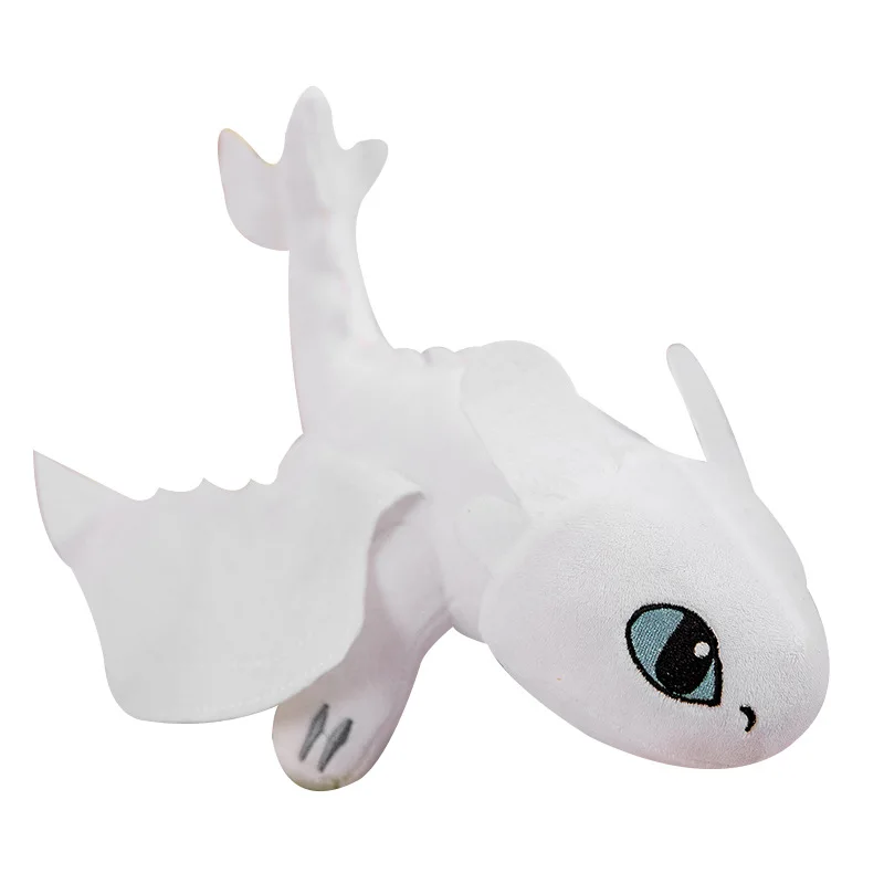 

35cm Toothless Light Fury How to Train Your Dragon 3 Stuffed Toys Anime Figure Night Fury Dragon Plush Doll For Children Kids