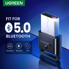 Ugreen Bluetooth Adapter 4.0 Dongle Bluetooth Receiver For Computer PC Laptop Speaker Mouse Music Mini Audio Transmitter aptx