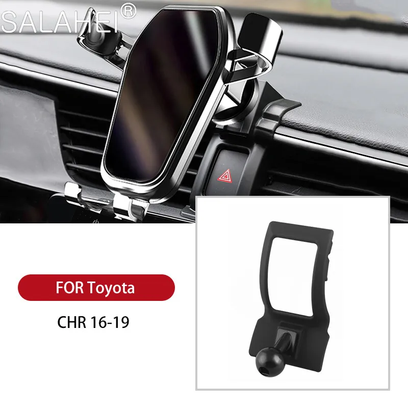 

Phone Holder For Toyota C-HR 2016 2017 2018 2019 Air Vent Interior Cellphone 360 Degree Rotation Stand Car Accessories Holder
