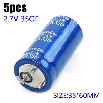 

5 PCS Blue 350F Super Capacitor Farad Capacitor 2.7V 350F Electrical Component For Maxwell 35 X 60 Mm