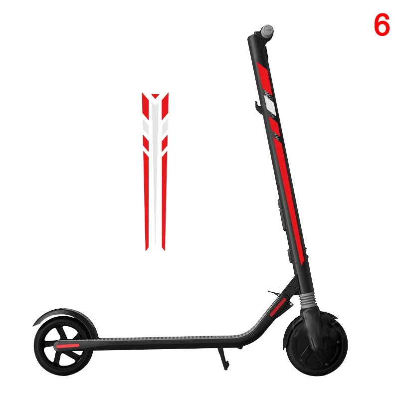 Светоотражающий, безопасный наклейки скутер украшения для Ninebot ES1 ES2 ES3 ES4 FH99 - Цвет: 6
