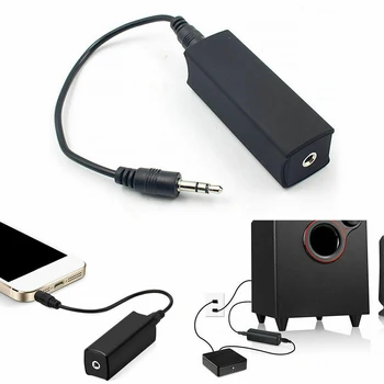 

ABS Ground Loop With Cable Anti-interference Clear Sound Aux Car Audio Noise Isolator Accessories Durable Portable Home Stereo