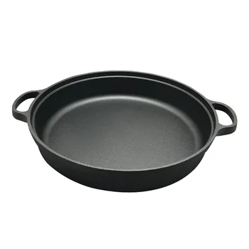 

33cm old cast iron pan thickened binaural pan uncoated pan non-stick