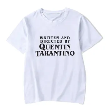 

Quentin Tarantino White T Shirt men Cotton Mia Pulp Fiction Design Short Sleeve Casual Fashion Shirts men 2019