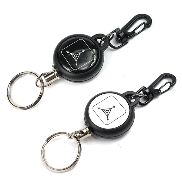 

High Resilience Stretching Wire Rope Key Chain Anti-loss Anti-Theft Extendable Key Ring Anti-loss Keychain Can Buckle