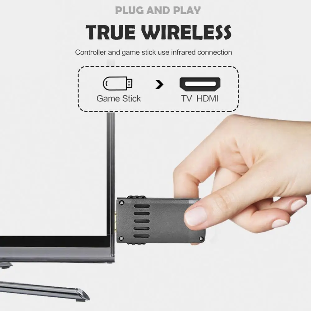 Новая игровая приставка 4K HDMI со встроенной 821 классическими играми 8 битная мини